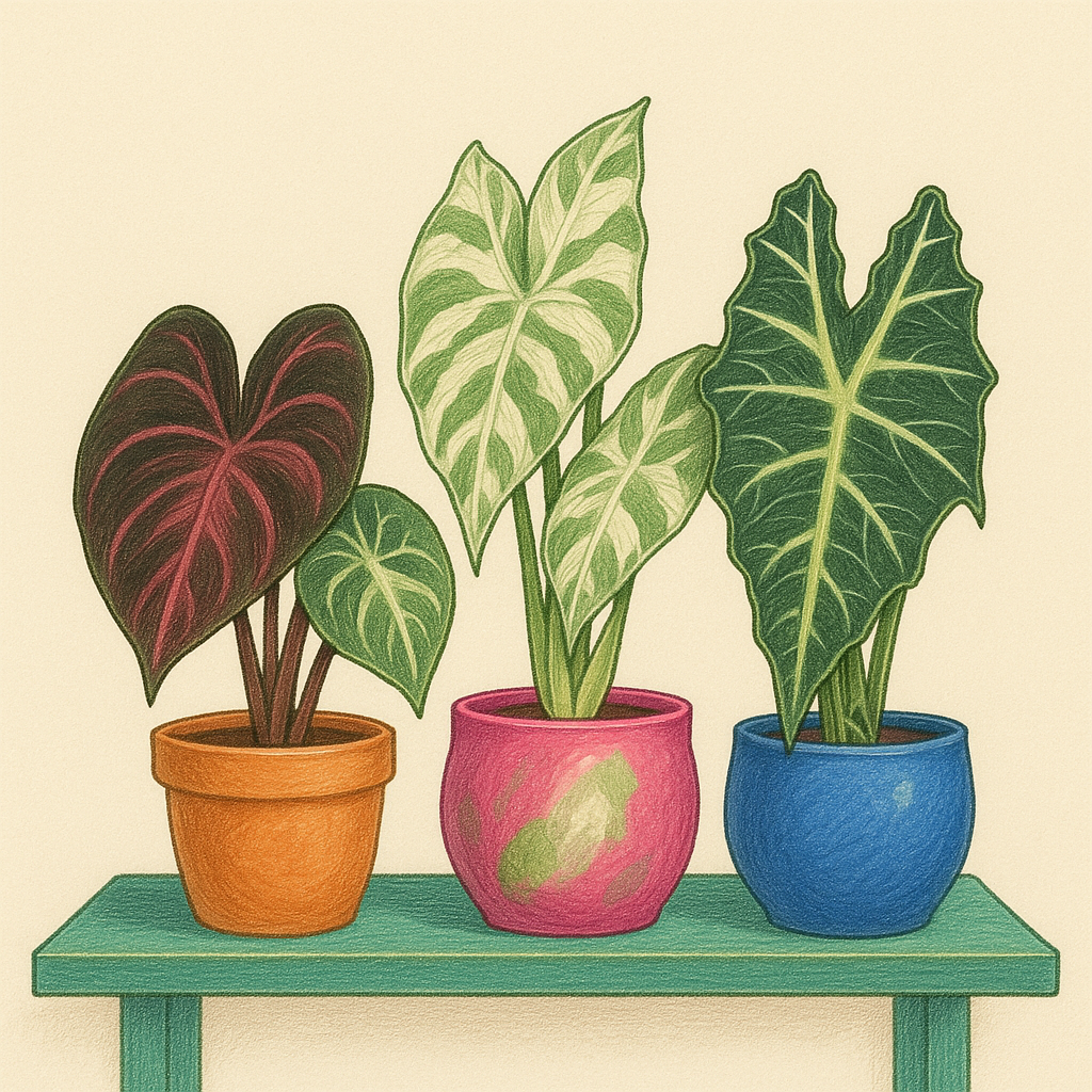 The Alocasia Shelf