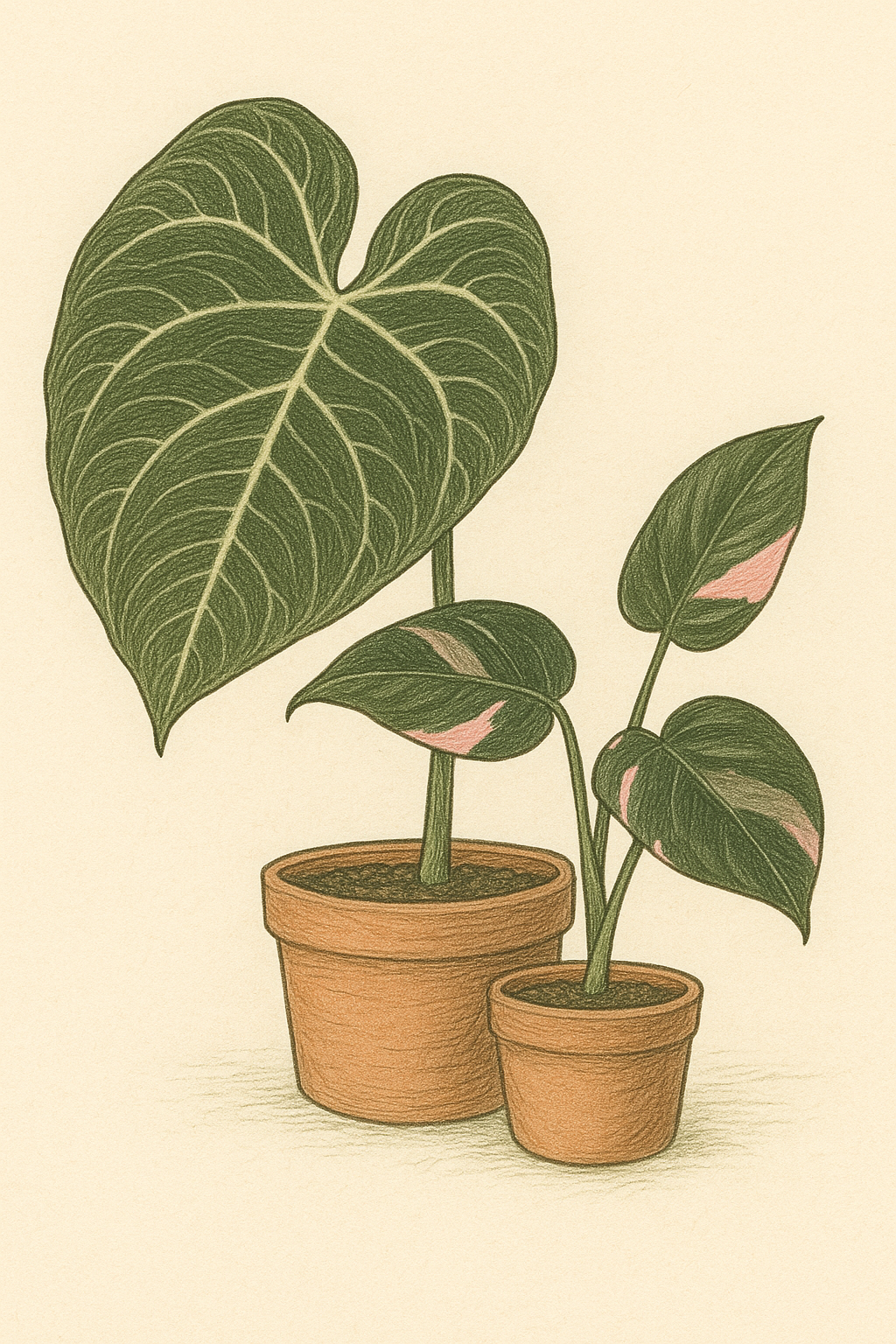 Philodendron and Anthuriums Shelf